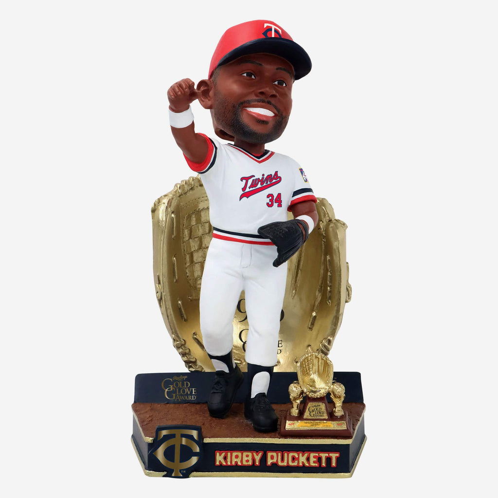 Kirby Puckett Minnesota Twins 1986 Gold Glove Bobblehead FOCO - FOCO.com