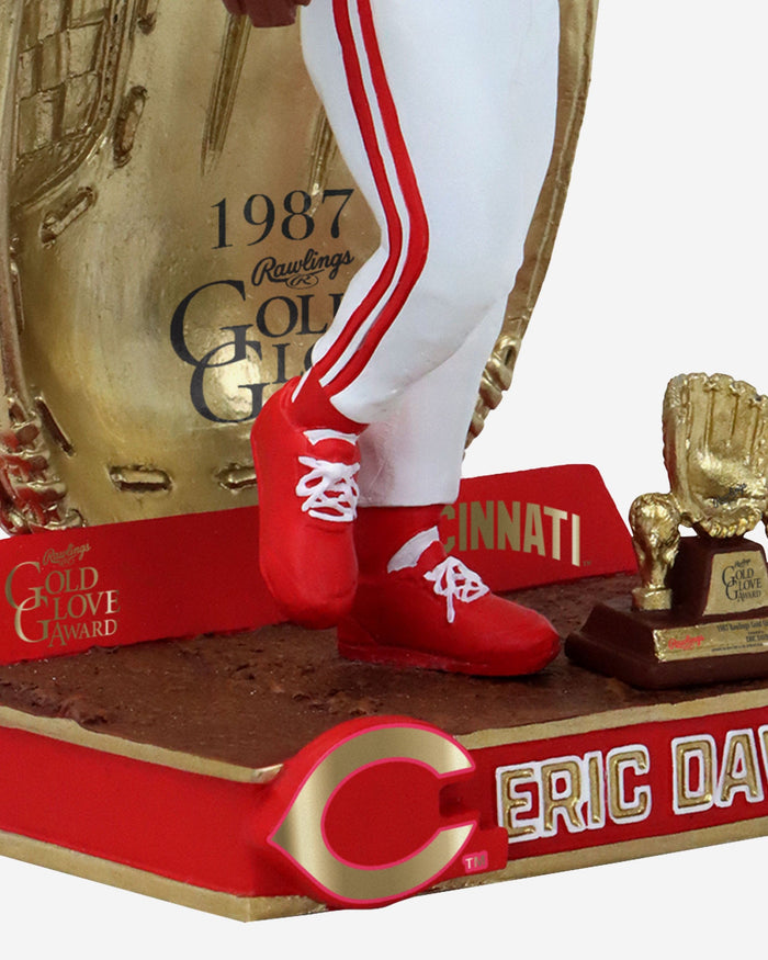 Eric Davis Cincinnati Reds 1987 Gold Glove Bobblehead FOCO - FOCO.com