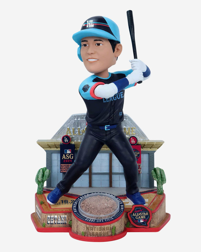 Shohei Ohtani Los Angeles Dodgers 2024 All-Star Authentic Dirt Bobblehead FOCO - FOCO.com