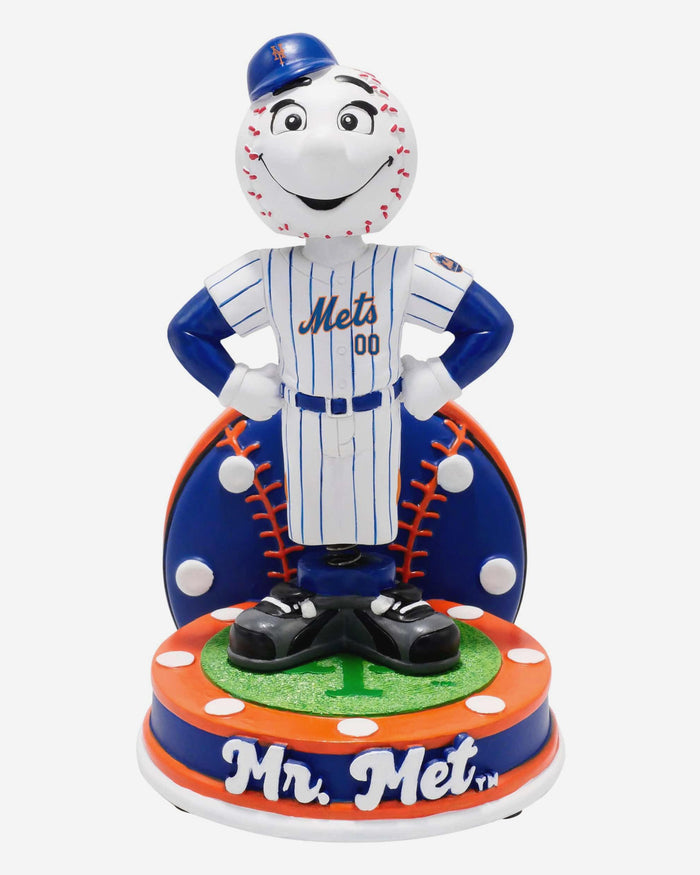 Mr Met New York Mets Mascot Body Bobblehead FOCO - FOCO.com