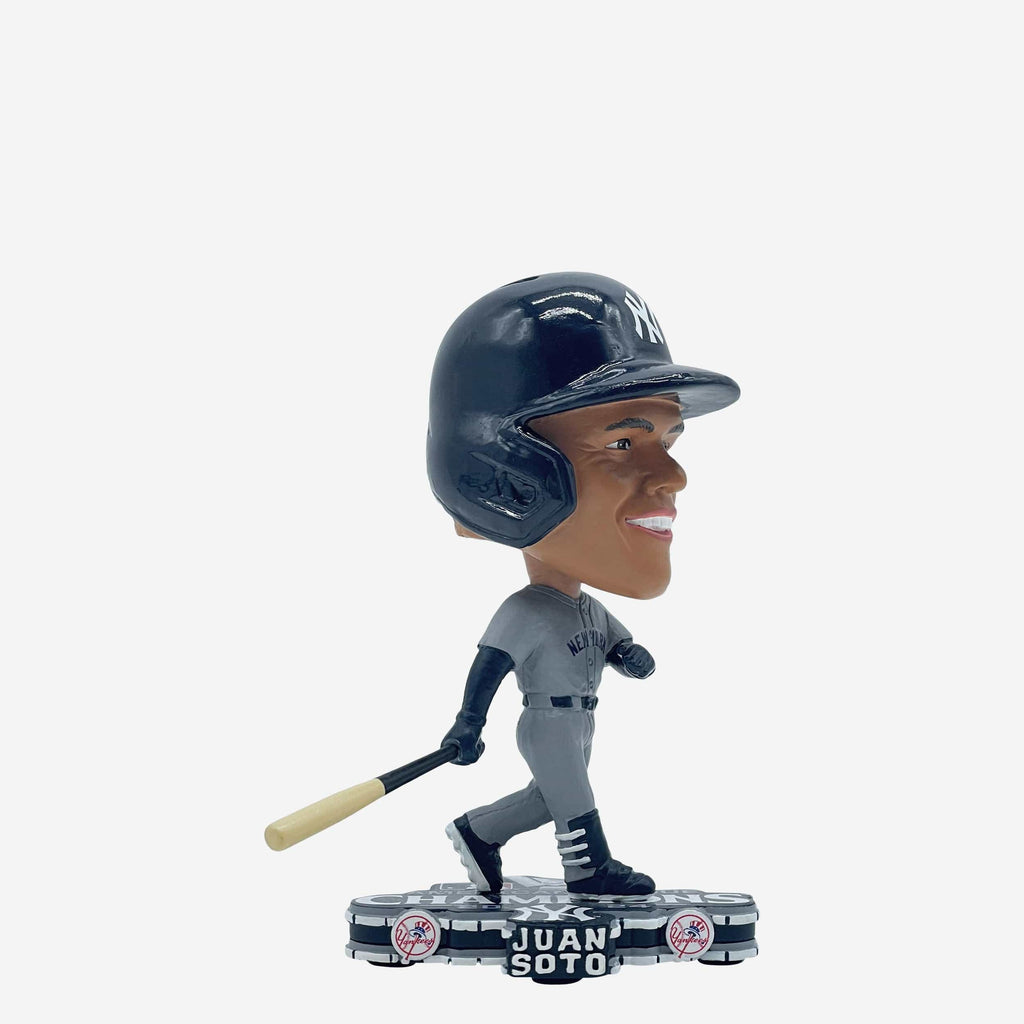Juan Soto New York Yankees 2024 American League Champions Mini Bighead Bobblehead FOCO - FOCO.com