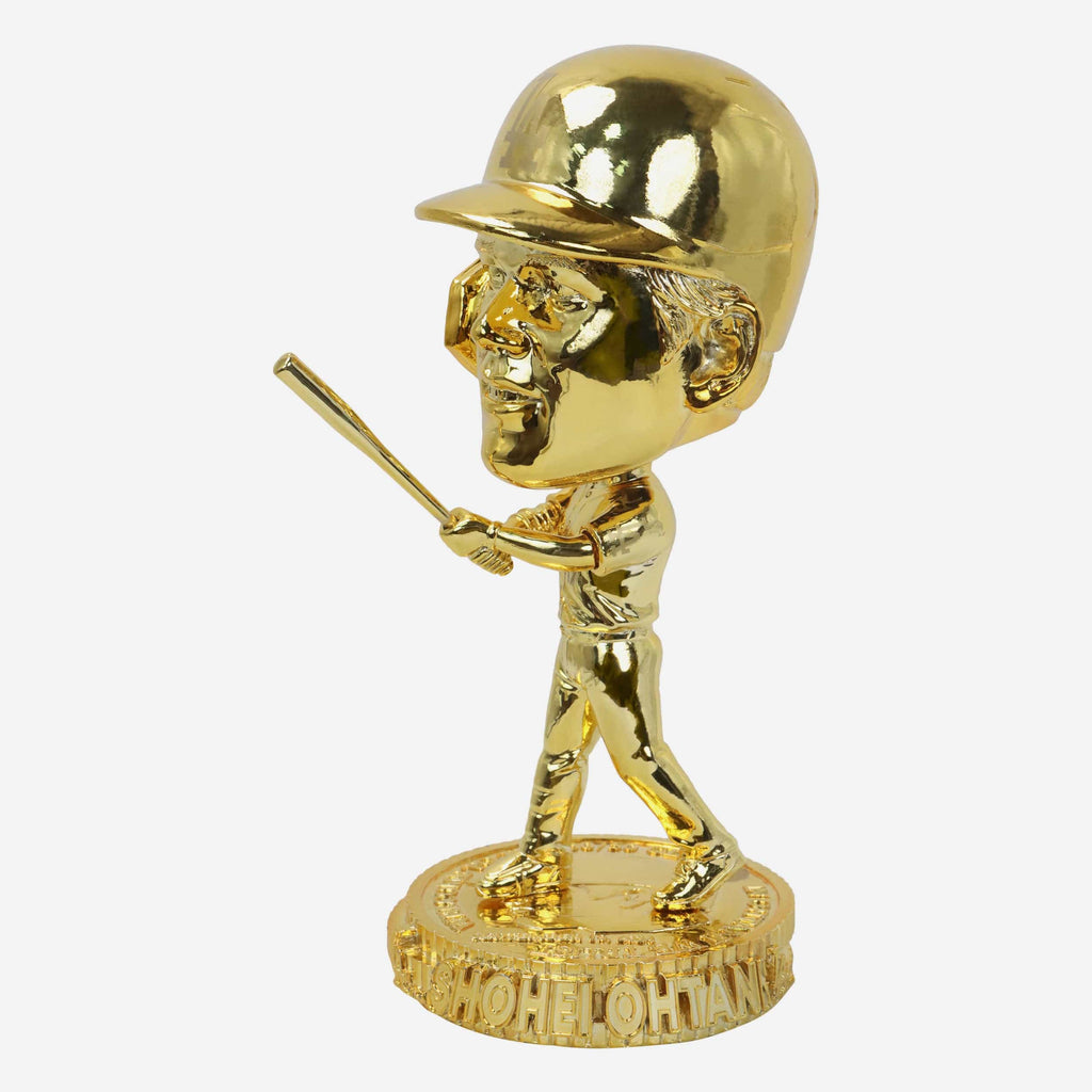 Shohei Ohtani Los Angeles Dodgers 50 Home Runs & 50 Stolen Bases Golden Bighead Bobblehead FOCO - FOCO.com