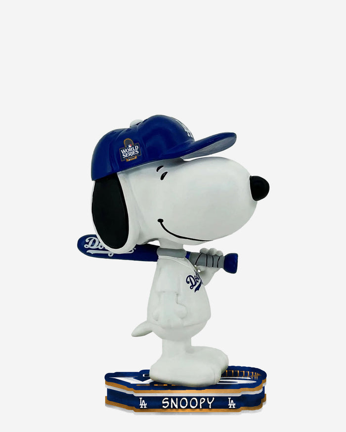 Los Angeles Dodgers Snoopy Peanuts 2024 World Series Mini Bighead Bobblehead FOCO - FOCO.com