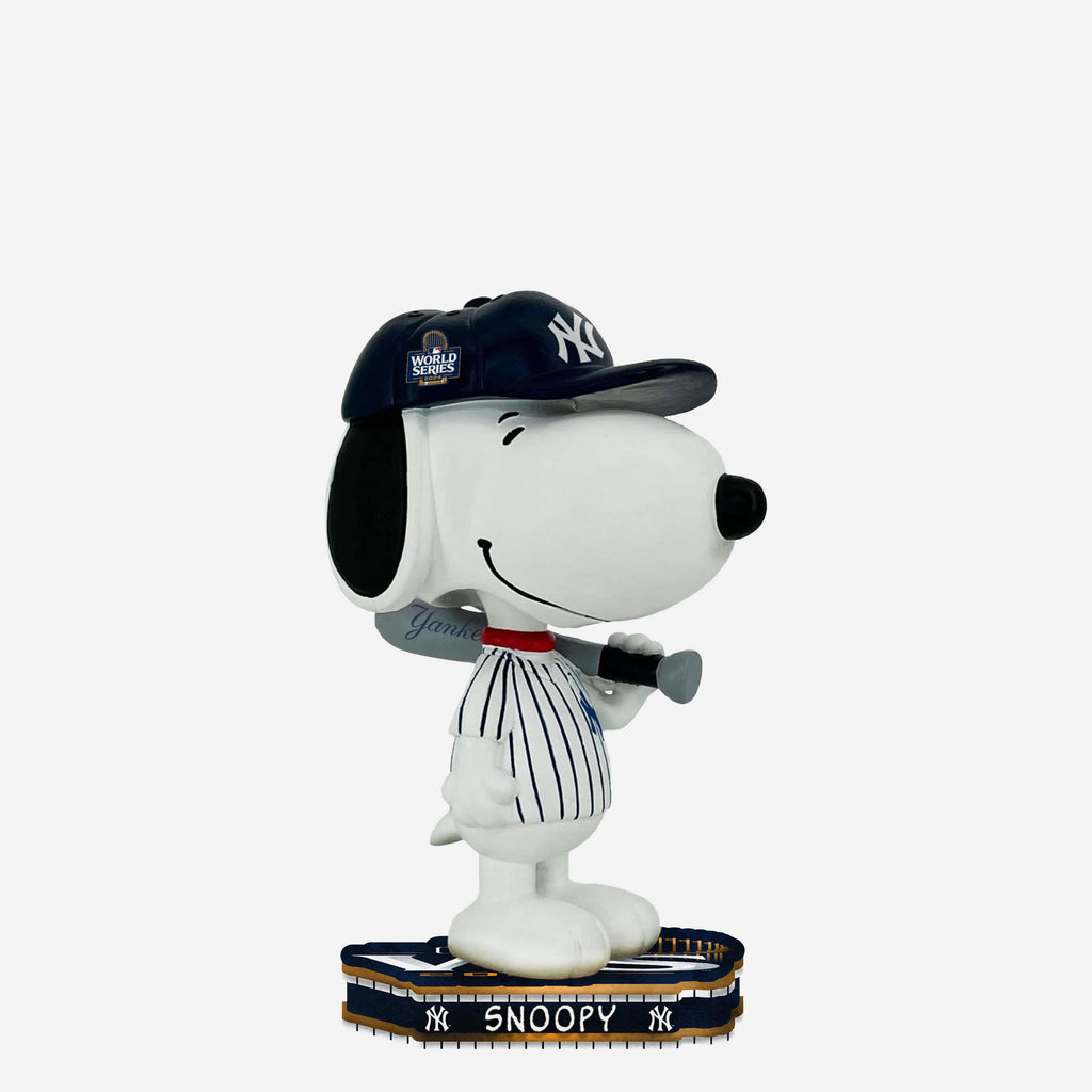 New York Yankees Snoopy Peanuts 2024 World Series Mini Bighead Bobblehead FOCO - FOCO.com