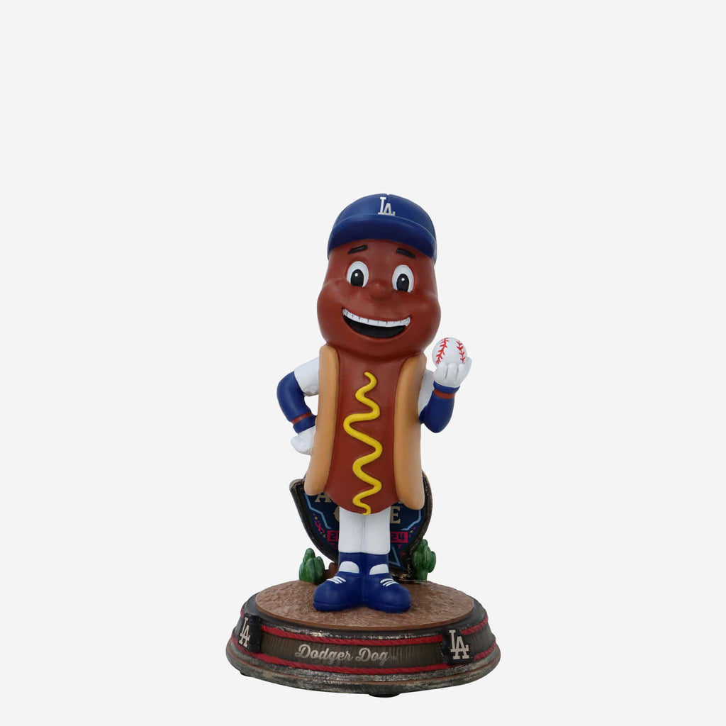 Dodger Dog Los Angeles Dodgers 2024 All-Star Bobbles on Parade Mascot Mini Bighead Bobblehead FOCO - FOCO.com