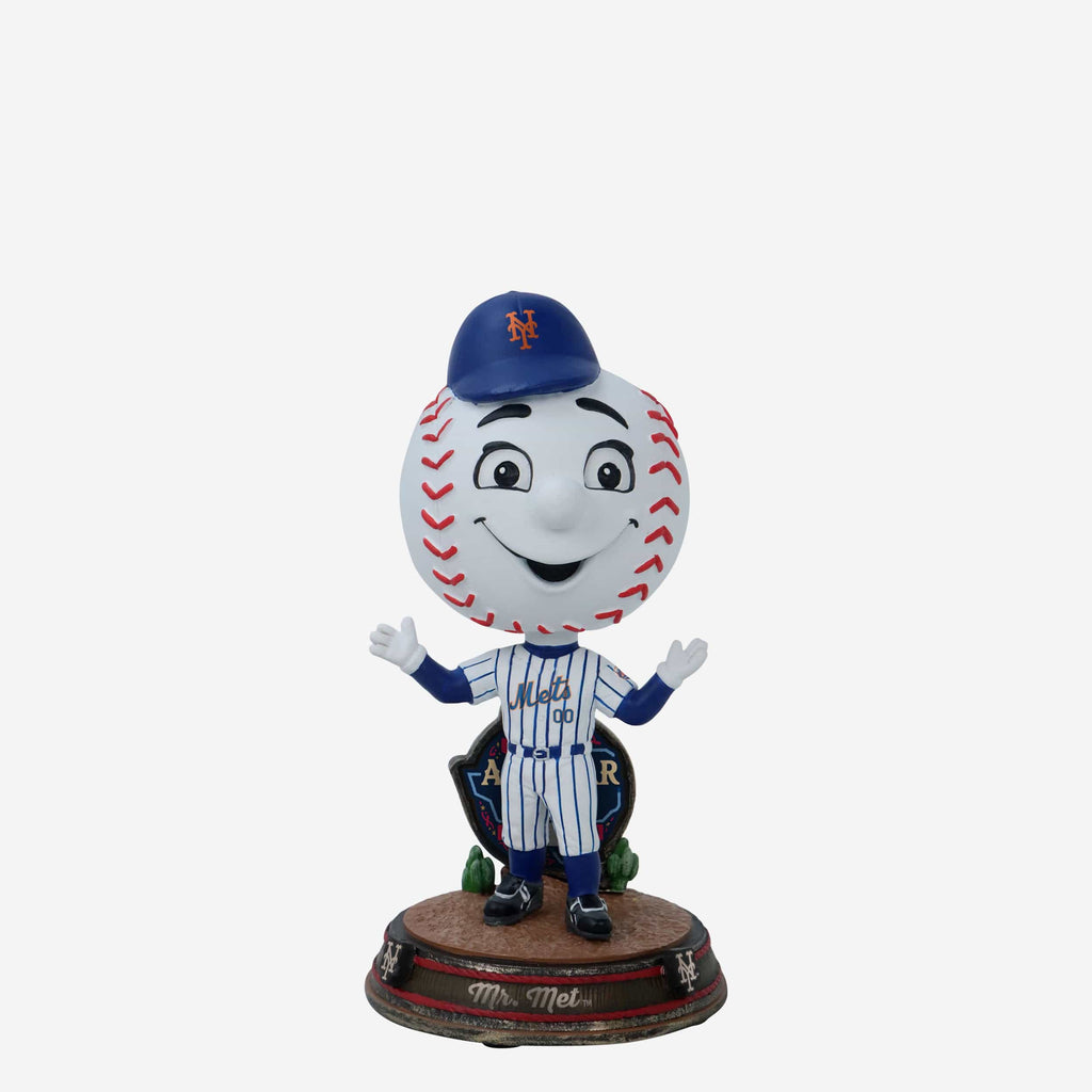 Mr Met New York Mets 2024 All-Star Bobbles on Parade Mascot Mini Bighead Bobblehead FOCO - FOCO.com