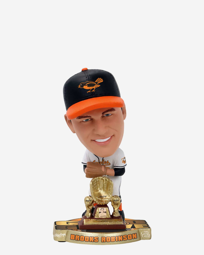 Brooks Robinson Baltimore Orioles 1960 Gold Glove Mini Bighead Bobblehead FOCO - FOCO.com
