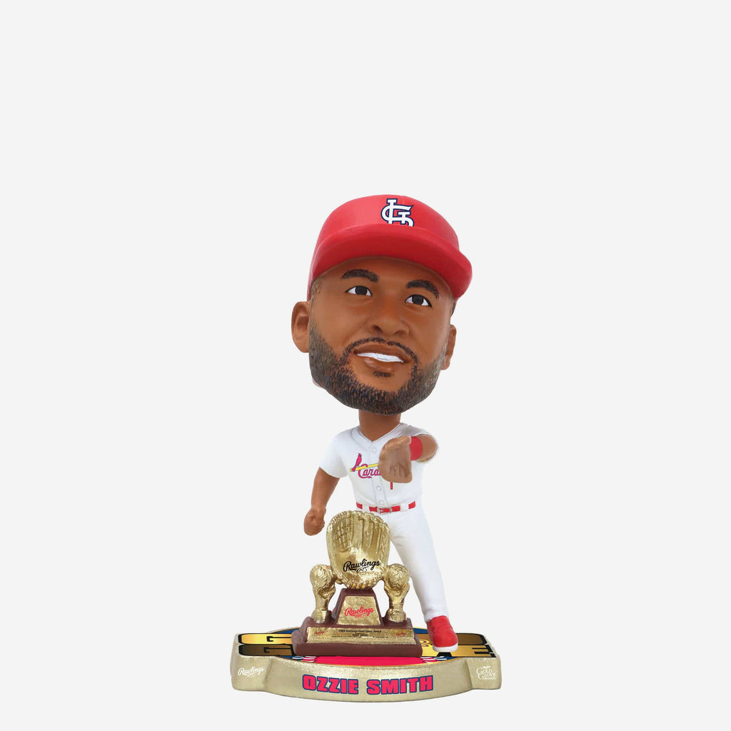 Ozzie Smith St Louis Cardinals 1992 Gold Glove Mini Bighead Bobblehead FOCO - FOCO.com