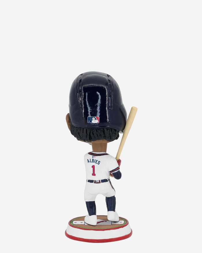 Ozzie Albies Atlanta Braves Field Stripe Mini Bighead Bobblehead FOCO - FOCO.com