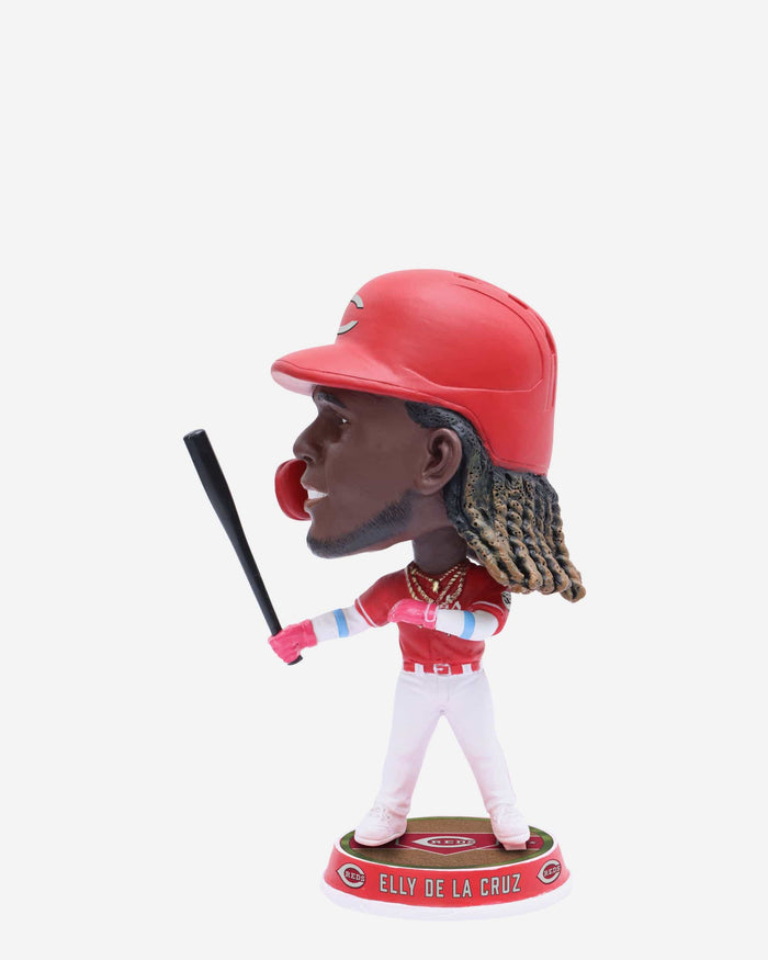 Elly De La Cruz Cincinnati Reds Alternate Uniform Field Stripe Mini Bighead Bobblehead FOCO - FOCO.com