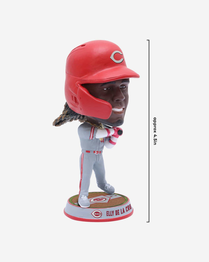 Elly De La Cruz Cincinnati Reds Field Stripe Away Uniform Mini Bighead Bobblehead FOCO - FOCO.com