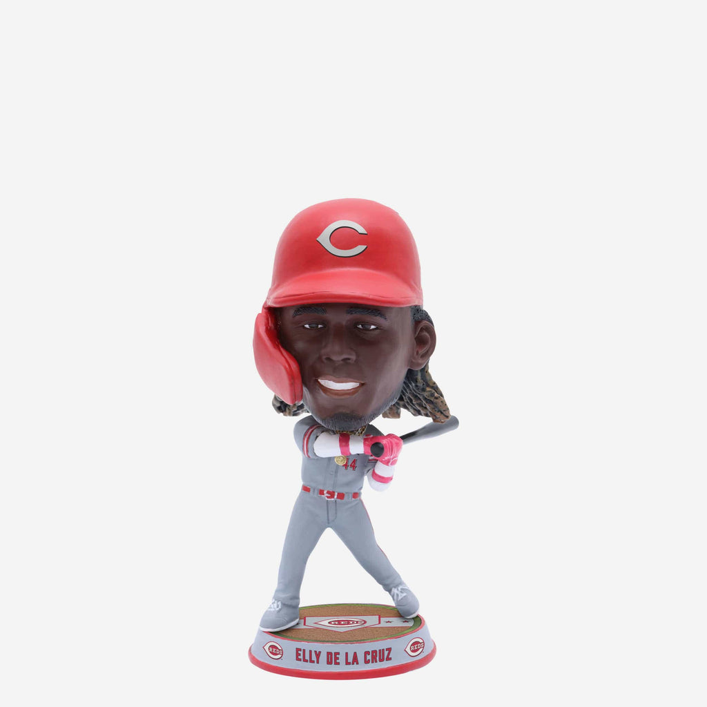 Elly De La Cruz Cincinnati Reds Field Stripe Away Uniform Mini Bighead Bobblehead FOCO - FOCO.com