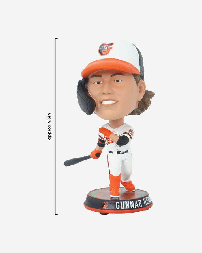 Gunnar Henderson Baltimore Orioles Field Stripe Mini Bighead Bobblehead FOCO - FOCO.com