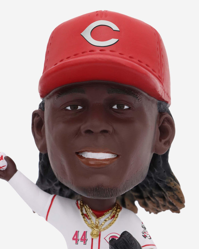 Elly De La Cruz Cincinnati Reds Fielding Pose Field Stripe Mini Bighead Bobblehead FOCO - FOCO.com