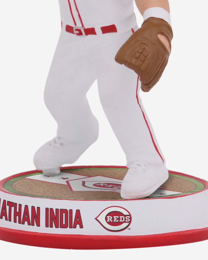 Jonathan India Cincinnati Reds Fielding Pose Field Stripe Mini Bighead Bobblehead FOCO - FOCO.com