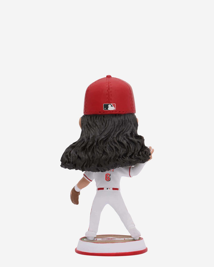 Jonathan India Cincinnati Reds Fielding Pose Field Stripe Mini Bighead Bobblehead FOCO - FOCO.com