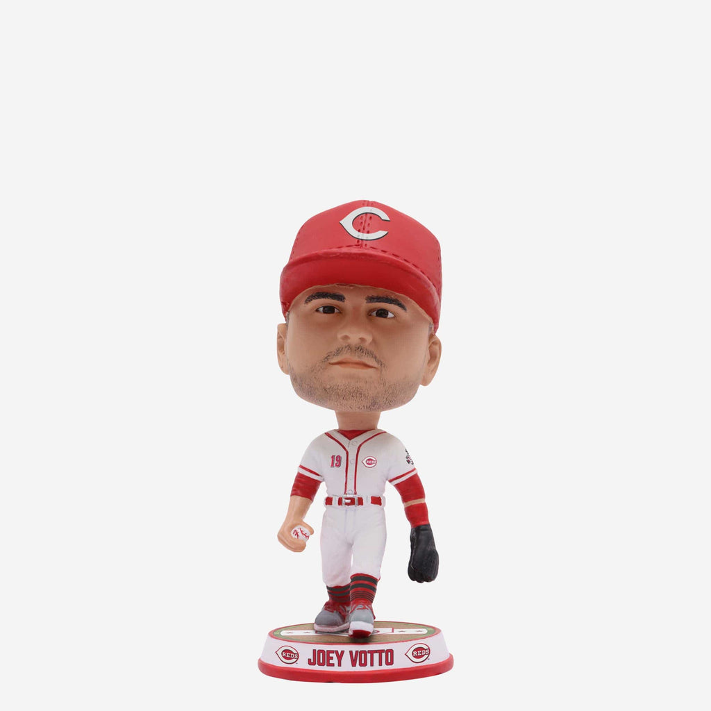Joey Votto Cincinnati Reds Fielding Pose Field Stripe Mini Bighead Bobblehead FOCO - FOCO.com