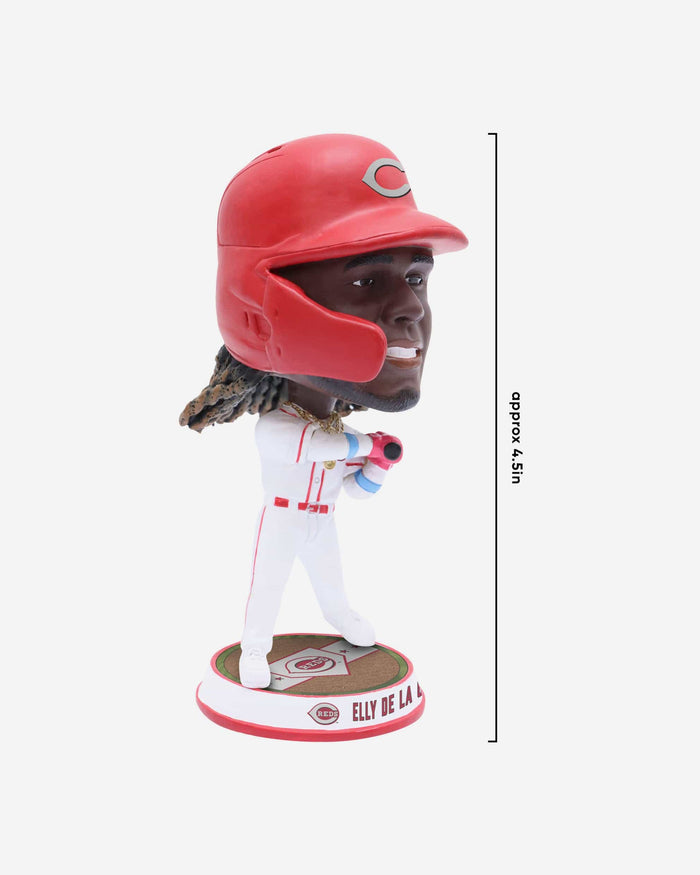Elly De La Cruz Cincinnati Reds Field Stripe Mini Bighead Bobblehead FOCO - FOCO.com
