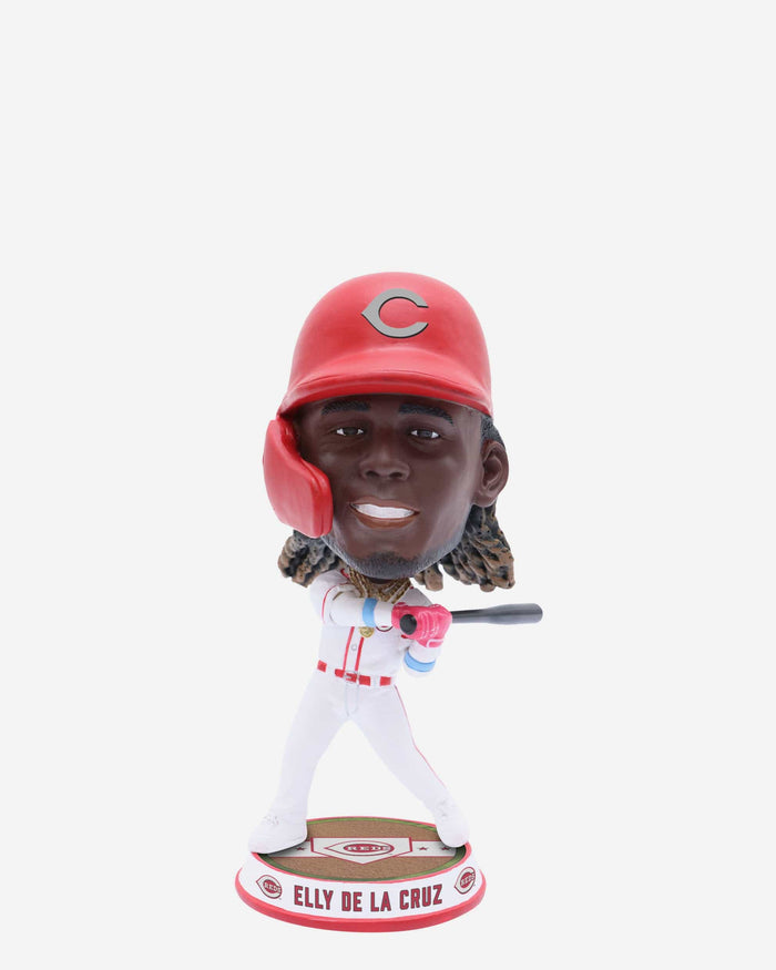 Elly De La Cruz Cincinnati Reds Field Stripe Mini Bighead Bobblehead FOCO - FOCO.com