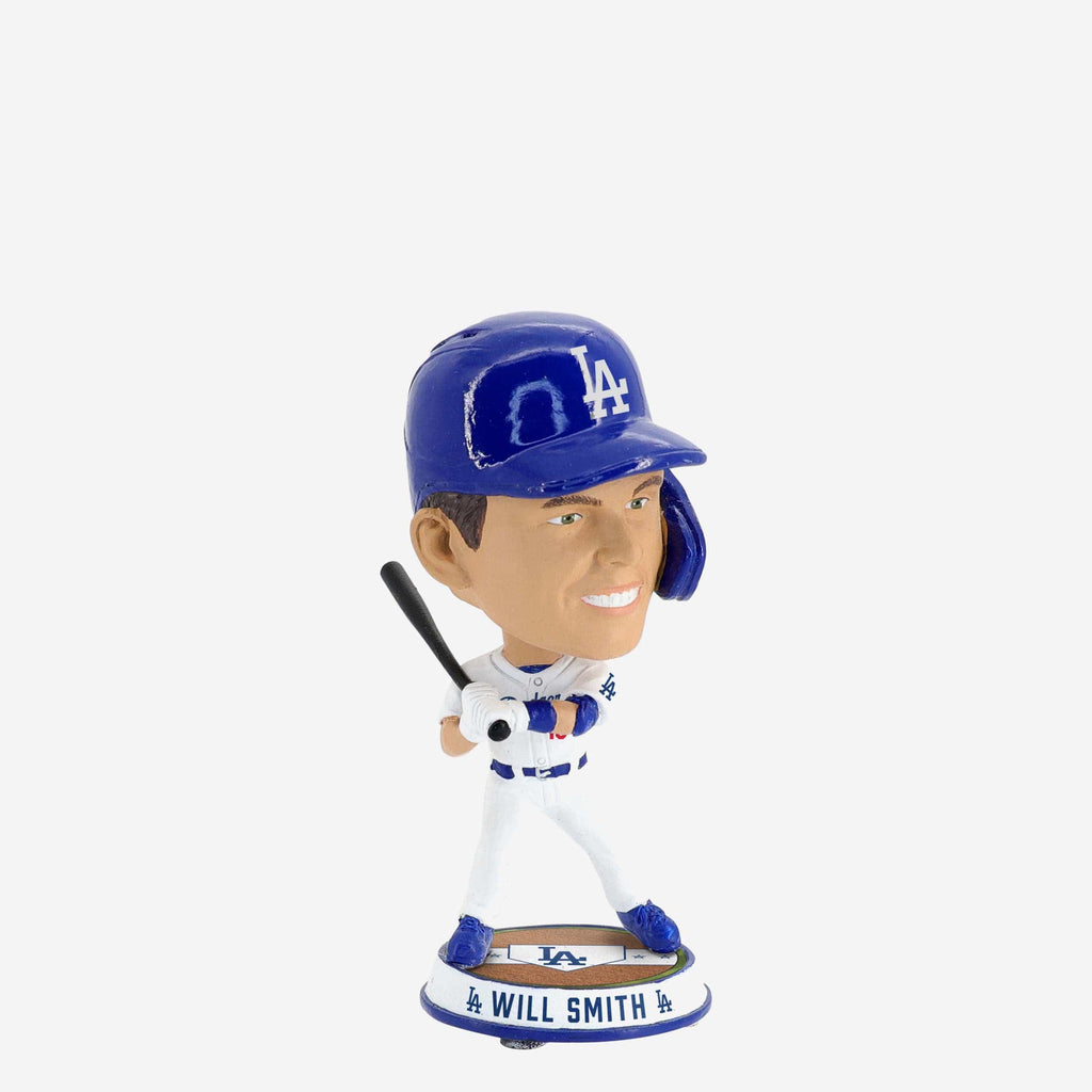 Will Smith Los Angeles Dodgers Field Stripe Mini Bighead Bobblehead FOCO - FOCO.com