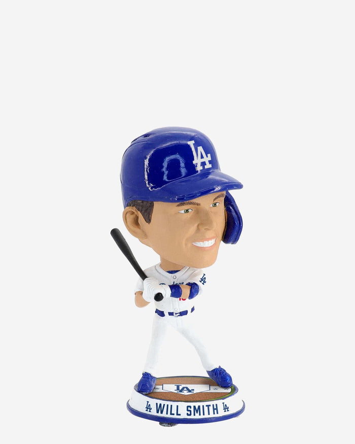 Will Smith Los Angeles Dodgers Field Stripe Mini Bighead Bobblehead FOCO - FOCO.com