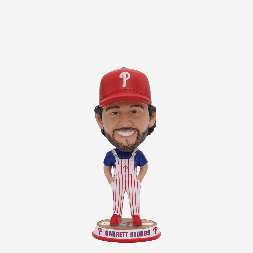 Garrett Stubbs Philadelphia Phillies Bib Overalls Mini Bighead Bobblehead FOCO - FOCO.com