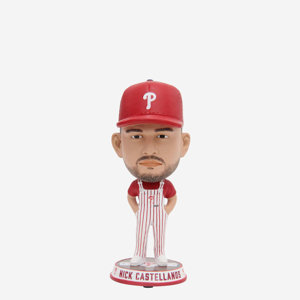 Nick Castellanos Philadelphia Phillies Bib Overalls Mini Bighead Bobblehead FOCO - FOCO.com