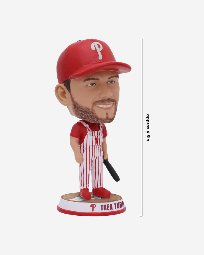 Trea Turner Philadelphia Phillies Bib Overalls Mini Bighead Bobblehead FOCO - FOCO.com