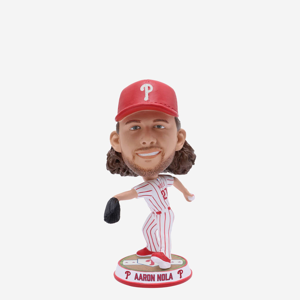 Aaron Nola Philadelphia Phillies Field Stripe Mini Bighead Bobblehead FOCO - FOCO.com