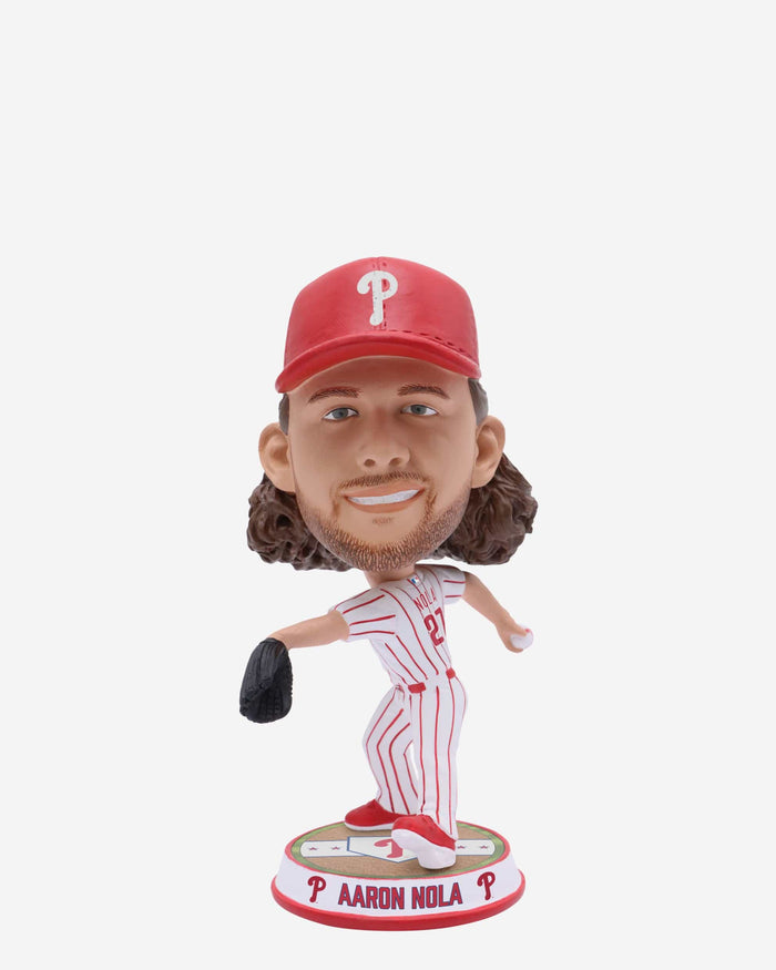 Aaron Nola Philadelphia Phillies Field Stripe Mini Bighead Bobblehead FOCO - FOCO.com