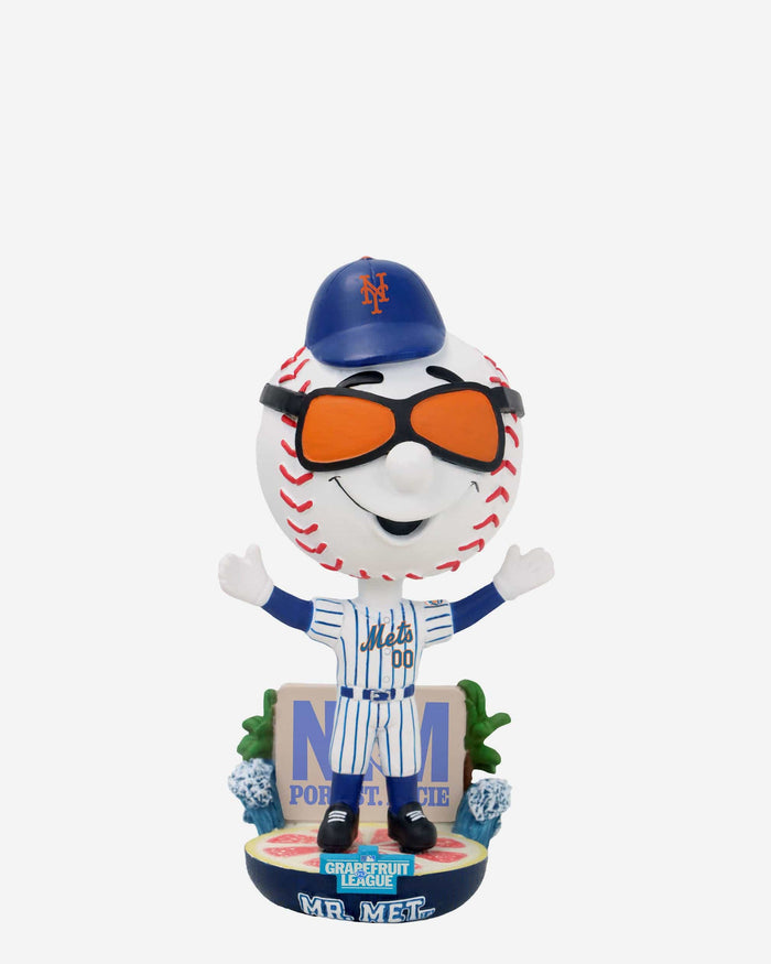 Mr Met New York Mets 2025 Spring Training Grapefruit League Mascot Mini Bighead Bobblehead FOCO - FOCO.com