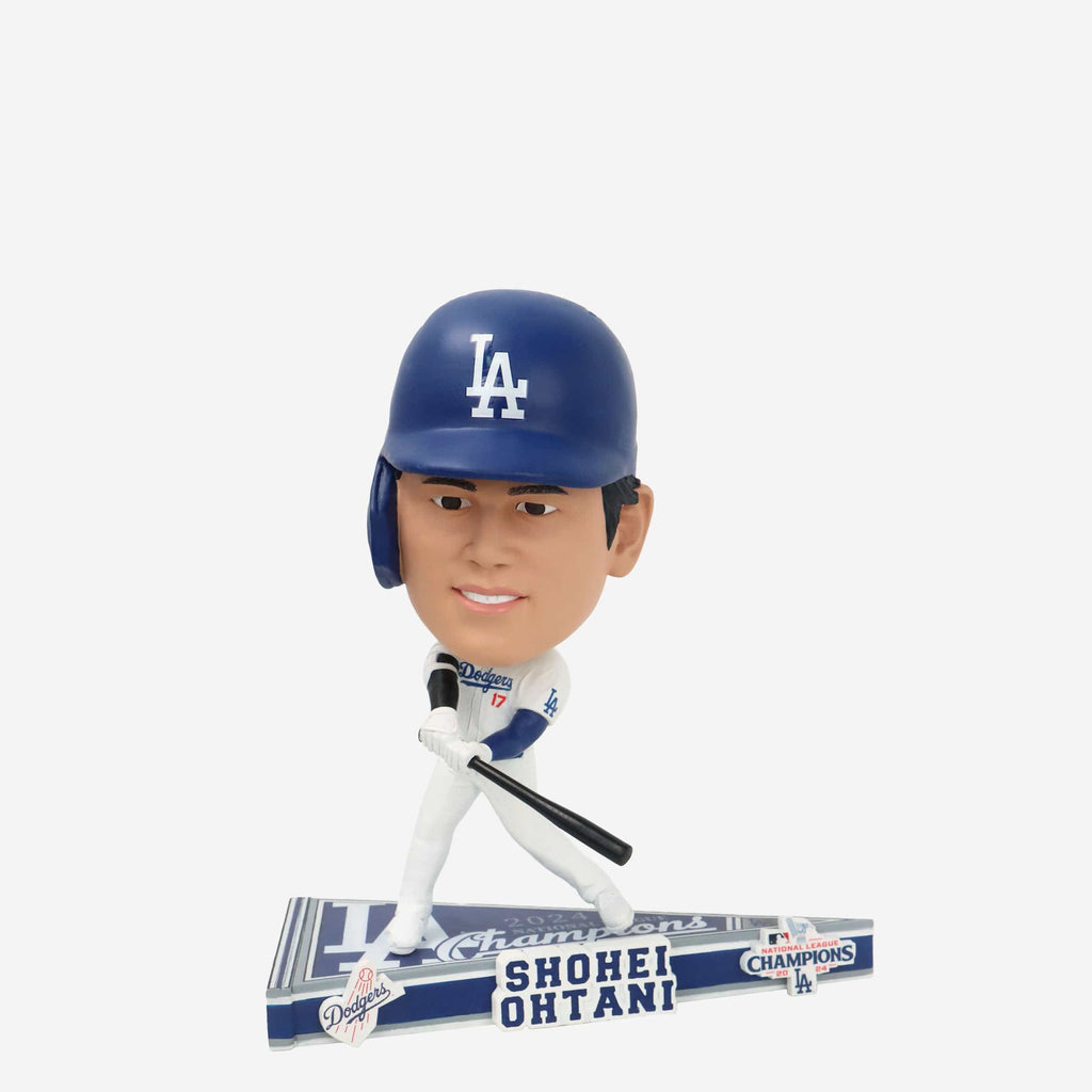 Shohei Ohtani Los Angeles Dodgers 2024 National League Champions Pennant Base Bighead Bobblehead FOCO - FOCO.com