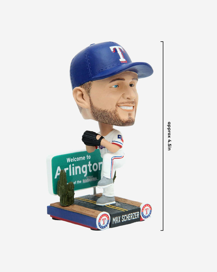 Max Scherzer Texas Rangers Next Stop Mini Bighead Bobblehead FOCO - FOCO.com