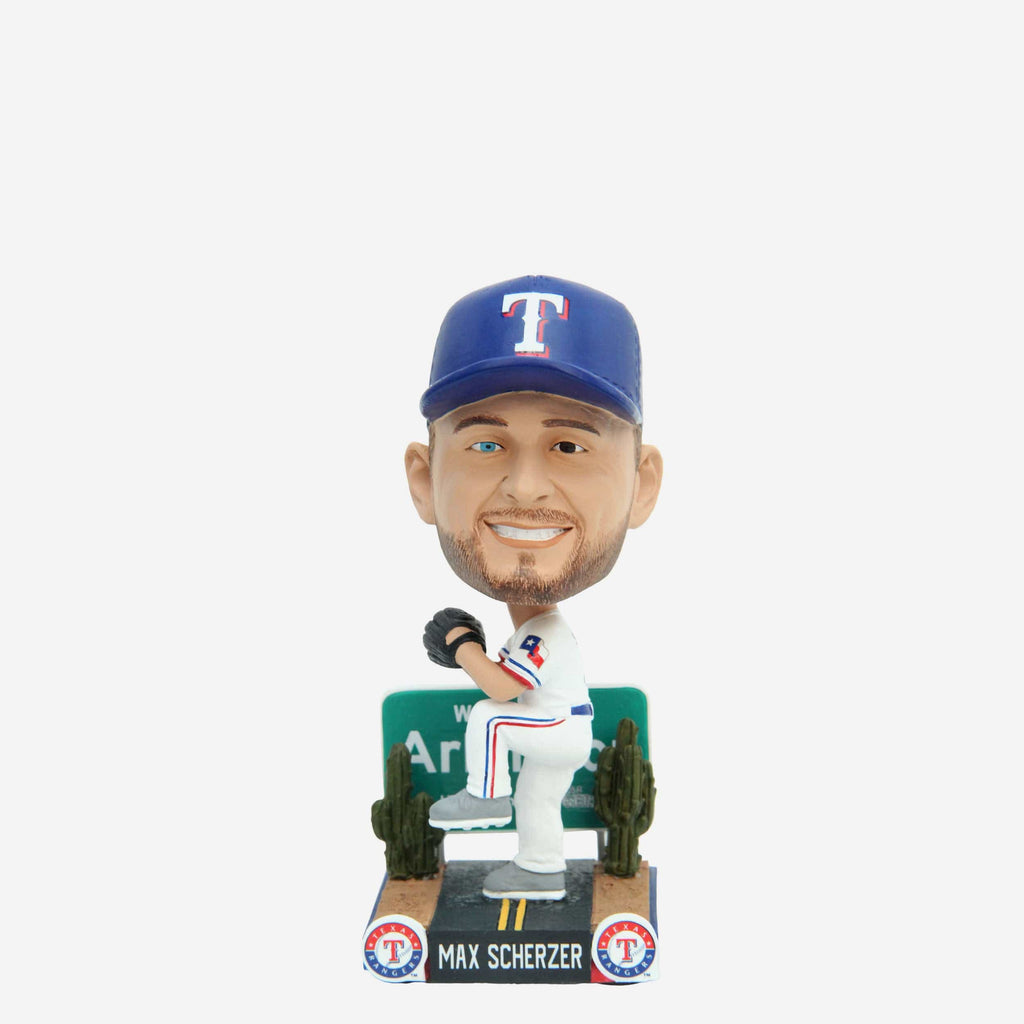Max Scherzer Texas Rangers Next Stop Mini Bighead Bobblehead FOCO - FOCO.com