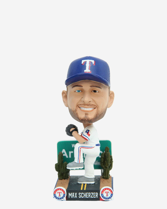 Max Scherzer Texas Rangers Next Stop Mini Bighead Bobblehead FOCO - FOCO.com