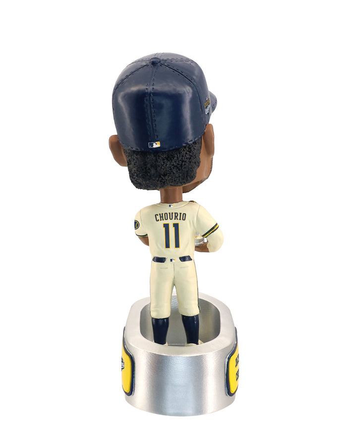 Jackson Chourio Milwaukee Brewers 2026 World Series Champions Ring Base Medium Bighead Bobblehead FOCO - FOCO.com