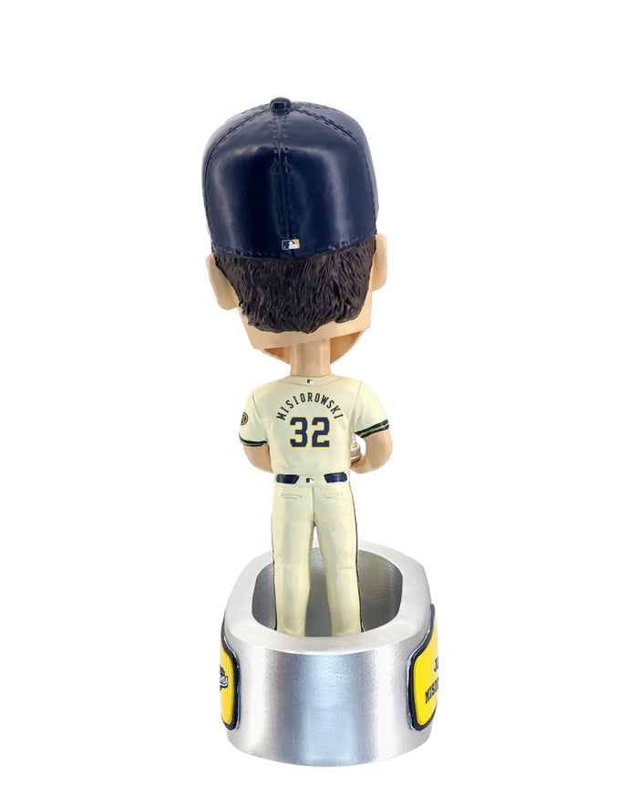 Jacob Misiorowski Milwaukee Brewers 2026 World Series Champions Ring Base Medium Bighead Bobblehead FOCO - FOCO.com