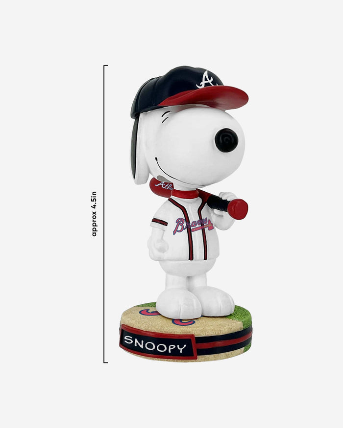 Atlanta Braves Snoopy Peanuts Mini Bighead Bobblehead FOCO - FOCO.com