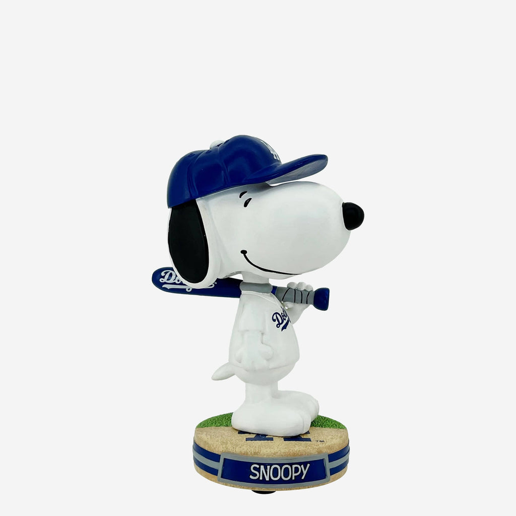 Los Angeles Dodgers Snoopy Peanuts Mini Bighead Bobblehead FOCO - FOCO.com
