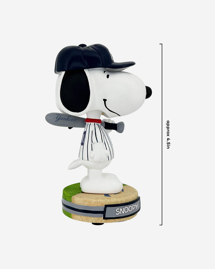 New York Yankees Snoopy Peanuts Mini Bighead Bobblehead FOCO - FOCO.com