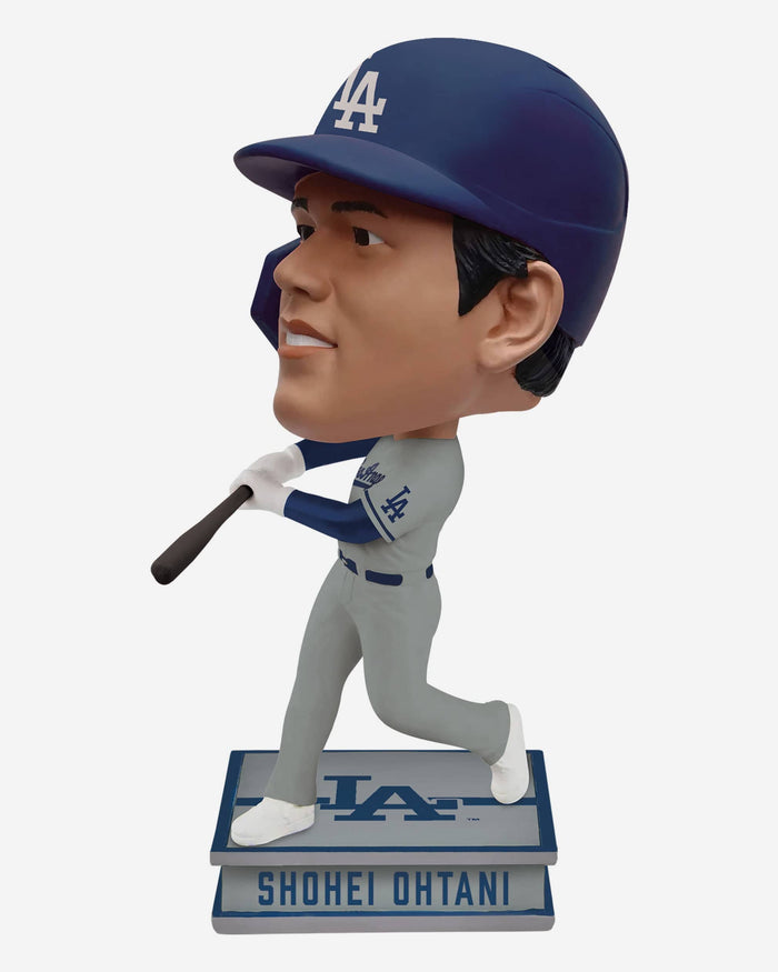 Shohei Ohtani Los Angeles Dodgers Away Jersey Square Base Bighead Bobblehead FOCO - FOCO.com