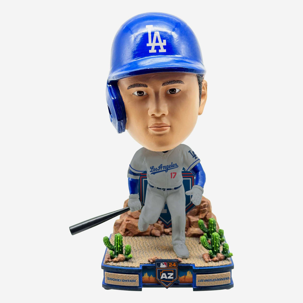 Shohei Ohtani Los Angeles Dodgers 2024 Away Uniform Spring Training Cactus League Bighead Bobblehead FOCO - FOCO.com