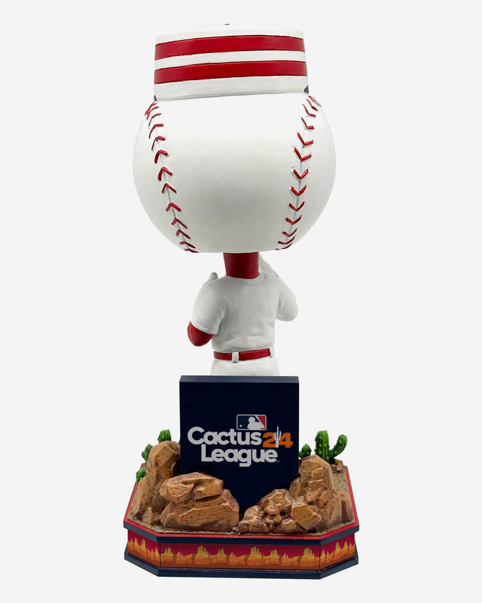 Mr Redlegs Cincinnati Reds 2024 Spring Training Cactus League Mascot Bighead Bobblehead FOCO - FOCO.com