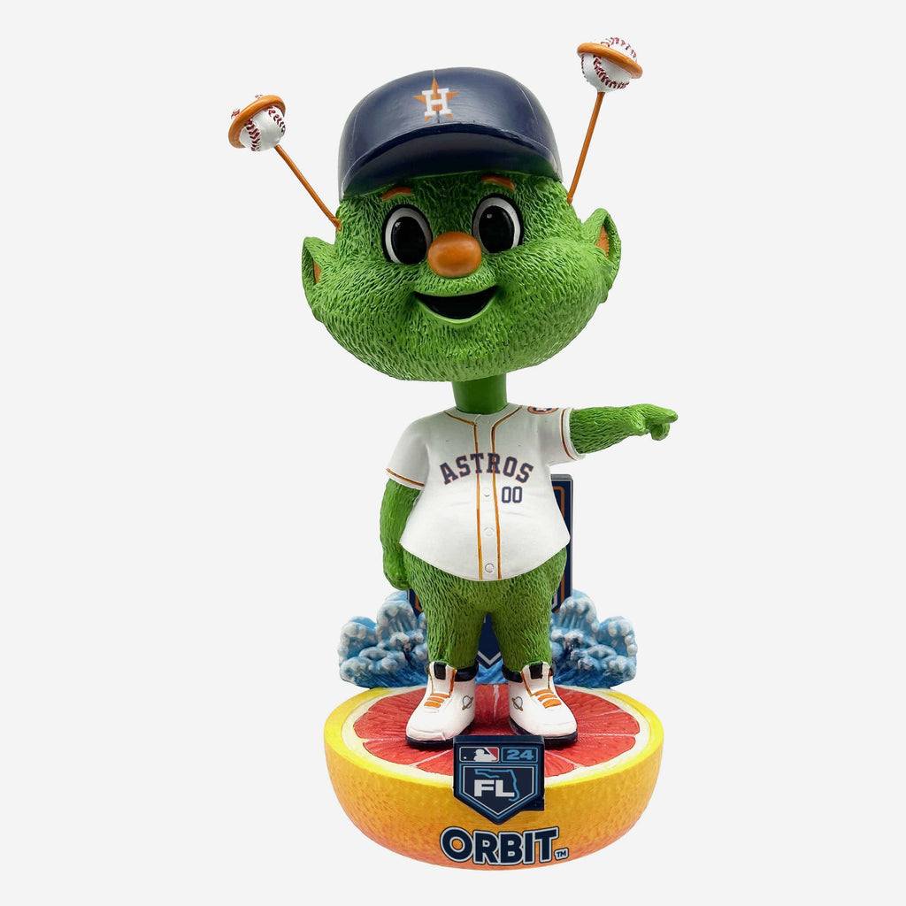 Orbit Houston Astros 2024 Spring Training Grapefruit League Mascot Bighead Bobblehead FOCO - FOCO.com