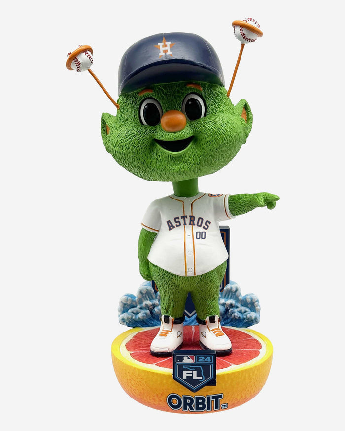 Orbit Houston Astros 2024 Spring Training Grapefruit League Mascot Bighead Bobblehead FOCO - FOCO.com