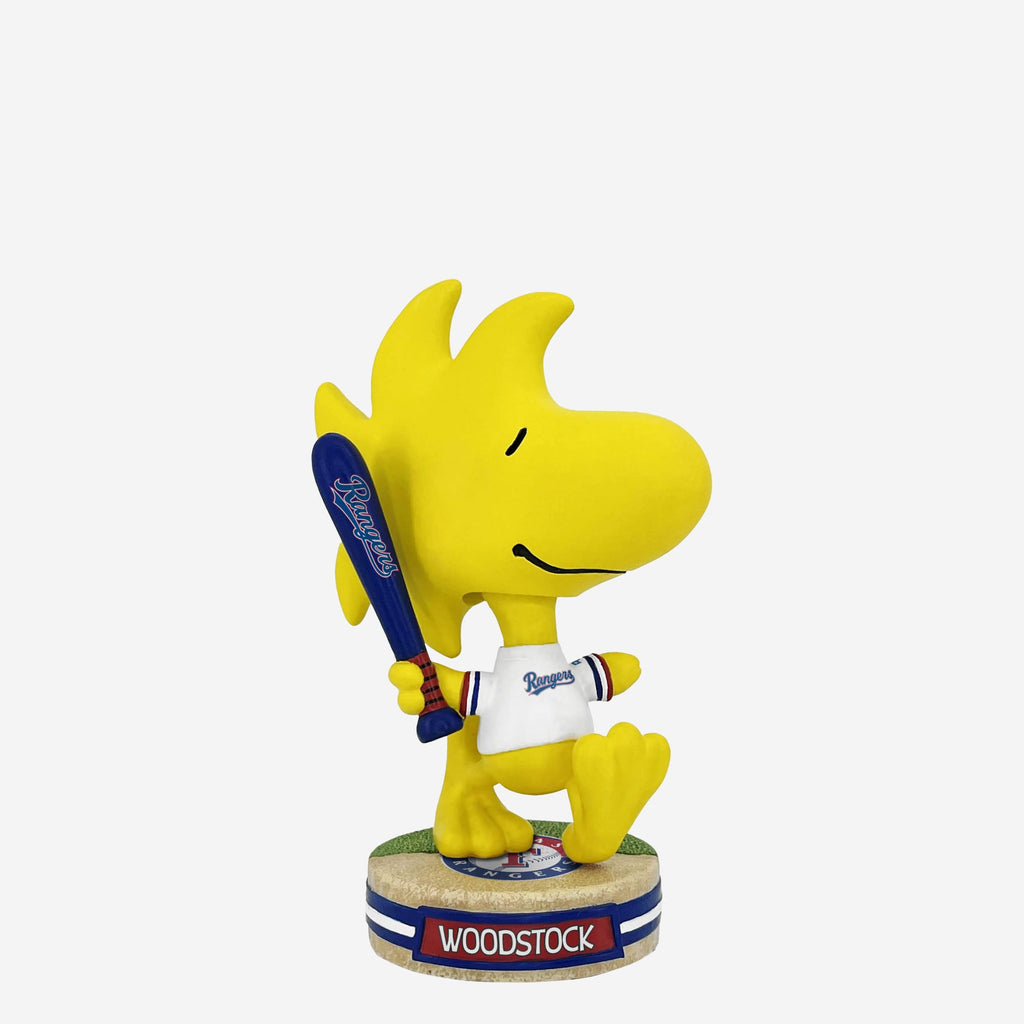 Texas Rangers Woodstock Peanuts Mini Bighead Bobblehead FOCO - FOCO.com