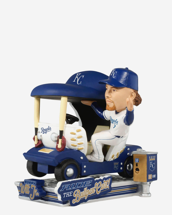 Bobby Witt Jr Kansas City Royals Bullpen Cart Bobblehead FOCO - FOCO.com