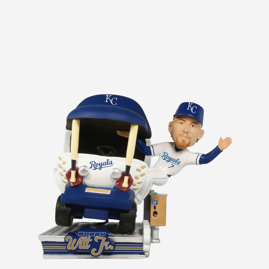 Bobby Witt Jr Kansas City Royals Bullpen Cart Bobblehead FOCO - FOCO.com