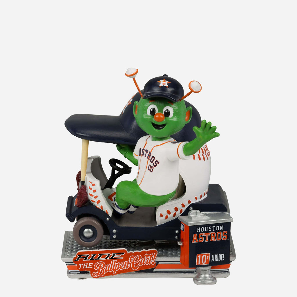 Orbit Houston Astros Bullpen Cart Mascot Bobblehead FOCO - FOCO.com