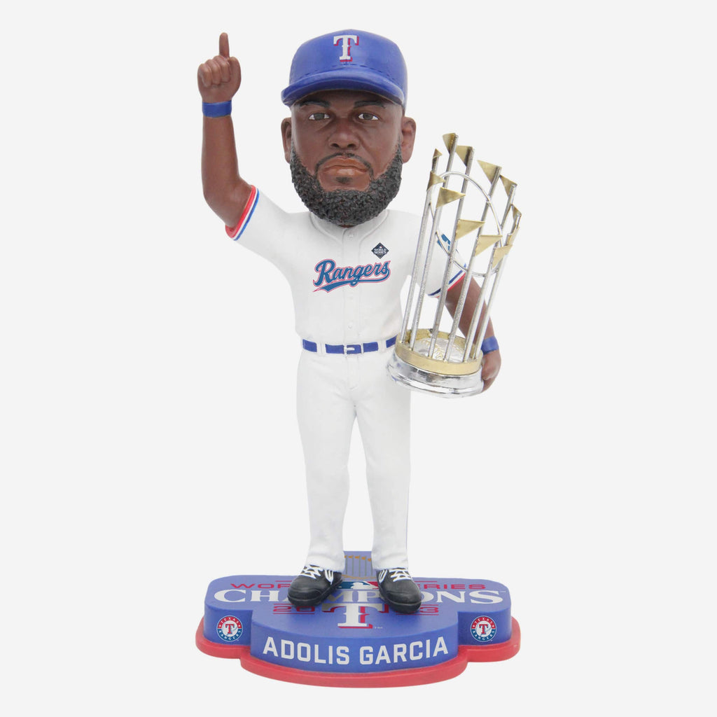 Adolis Garcia Texas Rangers 2023 World Series Champions Bobblehead FOCO - FOCO.com
